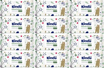 KINDI NATURAL BALANCE Chusteczki Nawilżane 720szt
