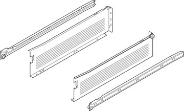 BLUM 320K4000C15 ящик METABOX 400 H=118 кремовый