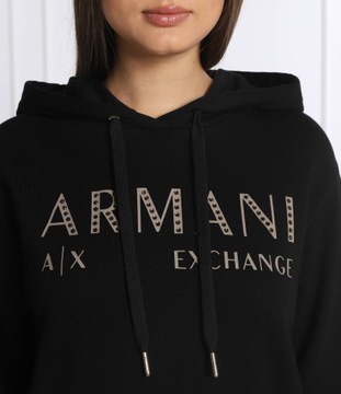 Armani Exchange sukienka na co dzień dresowa przed kolano rozmiar XS