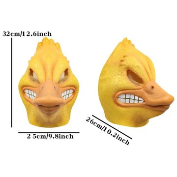 Забавные латексные подарки для лица Angry Duck
