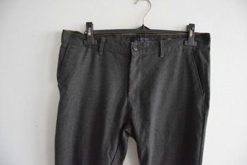 Zara man szare eleganckie spodnie 42 mex 32 M