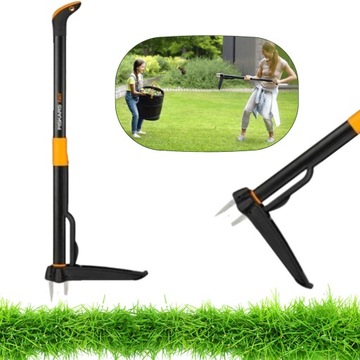 Щипчик сорняков Fiskars XACT удаляет сорняки с корнями, 100 см 1020126