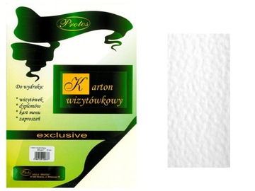 KARTON PAPIER WIZYTÓWKOWY PROTOS 246G BIAŁY MŁOTEK