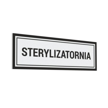 Sterylizatornia - naklejka 10x30