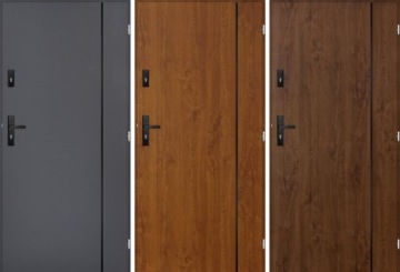 ВНЕШНИЕ ДВЕРИ ИЗ ПОЛЬСКОЙ ИНОКС STEJ1P ЧЕРНЫЕ 55 100