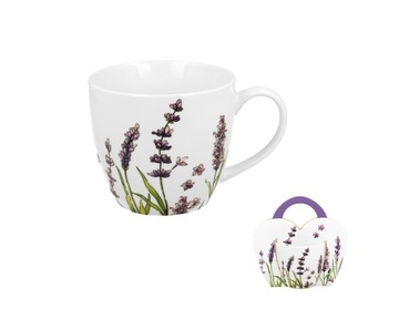 Kubek w koszyczku 460 ml CLASSIC LAVENDER