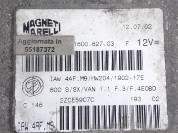 FIAT SEICENTO 1.1 JEDNOTKA 2ZCE59C7C