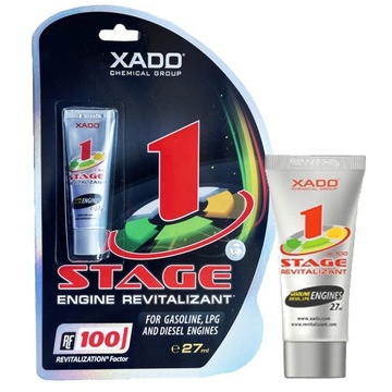 XADO 1 STAGE DO SILNIKÓW BENZYNOWYCH/DIESLA 27ML Rewitalizant Cera miczna