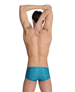 Шорты для плавания Arena STARFISH LOW WAIST SWIM SHORT БИРЮЗОВЫЙ MULTI 85