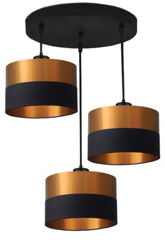 LAMPA WISZĄCA SUFITOWA 003 ABAŻUR LOFT 1/2 C/M