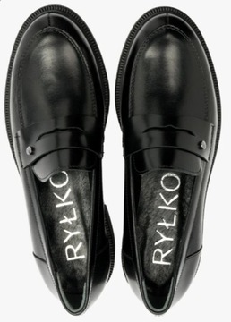 Ryłko M2R51___ _LE3 черные женские мокасины, размер 39