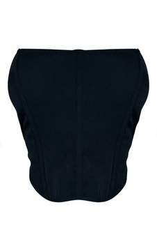 ЖЕНСКИЙ КОРСЕТ PRETTYLITTLETHING, ЧЕРНЫЙ 40 EKA