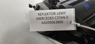 LED SVĚTLOMET LEVÝ MERCEDES CITAN II W420 2021- , EVROPA