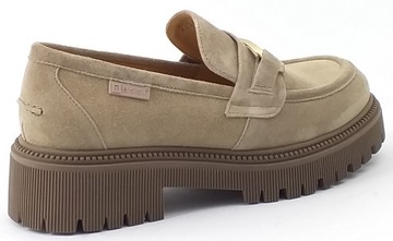 NESSI 22341 PÓŁBUTY DAMSKIE MOKASYNY SKÓRZANE 40