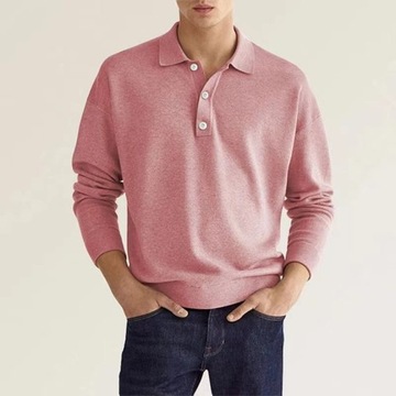 Męska Koszulka Polo: Elegancja I Komfort W Jednym W Szpic Z Długim Rękawem