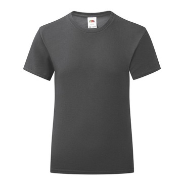 FRUIT DZIEWCZĘCA KOSZULKA T-SHIRT 150T GRAPHIT 164