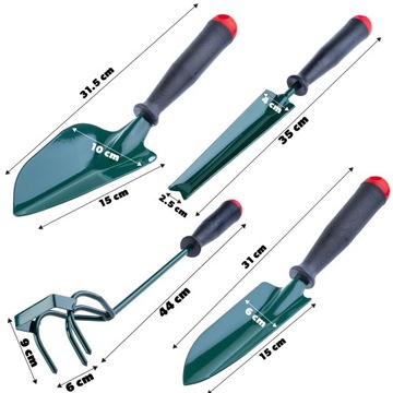 НАБОР САДОВЫХ ИНСТРУМЕНТОВ 4-В-1 ЛОПАТА-РЕЗКА ДЛЯ ПОЧВЫ