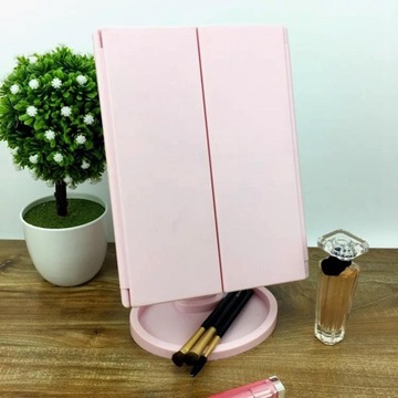 Makeup Розовое перезаряжаемое зеркало для макияжа