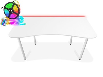 BIURKO GAMINGOWE DLA GRACZY + LED RGB