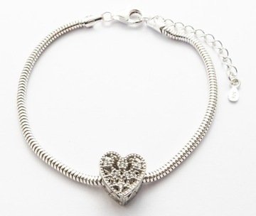BRANSOLETKA DO CHARMS PANDOR S925 17-21 2,40+BEADS