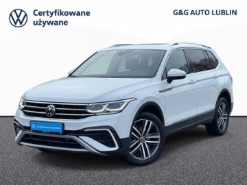 Volkswagen Tiguan Allspace SUV Facelifting 2.0 TDI SCR 150KM 2023 Volkswagen Tiguan Allspace Salon PL FV23 Panorama Hak Webasto Leasing
