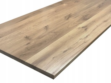 Blat dębowy, lity, RUSTIC, 70 x 160 cm