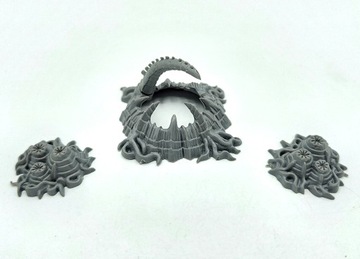 Warhammer 40k Battle for Maccrage Tyranids zestaw elementów terenu
