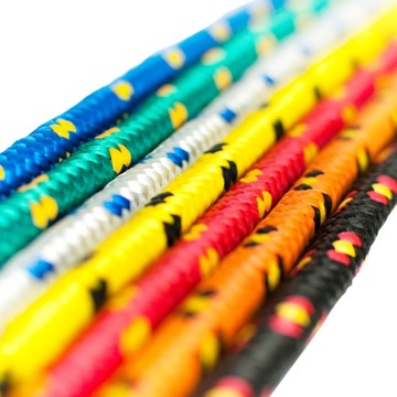 Веревка Парусная веревка плетеная полипропиленовая ЖЕЛТАЯ 20мм 1м