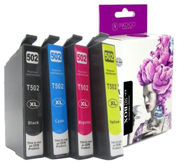 4x TUSZ DO EPSON 502 XL EXPRESSION XP-5150 XP-5155