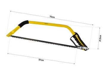 Ручная пила садовая луковая для дерева 70см со шлифованными зубьями