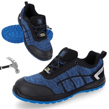 Защитная спортивная обувь с носком, антиперфорационная, легкая, безопасная для здоровья и защиты от электростатических разрядов.