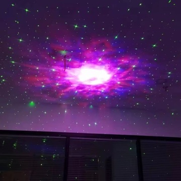Projektor Gwiazd Lampka Nocna Rzutnik Dla Dzieci Led Laserowy ASTRONAUTA