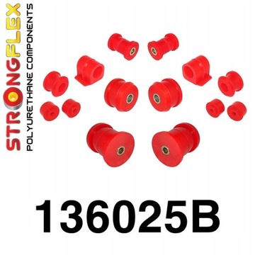 КОМПЛЕКТ ПОДВЕСКИ OPEL ASTRA F. КОМПЛЕКТ ПОЛИУРЕТАНОВЫХ ВТУЛОК