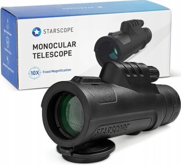 STARSCOPE MAŁY MONOKULAR G3 10X42 PRYZMAT BAK4 CZARNY