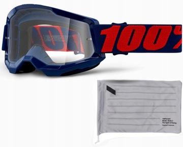 Gogle 100% PROCENT STRATA 2 II NOFOG CROSS NARTY
