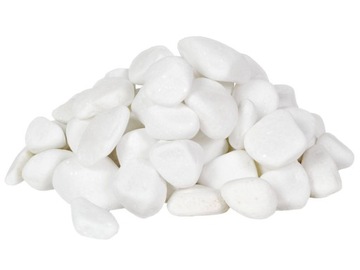 Kamienie Ozdobne Białe THASSOS Greckie 1-4 cm 1kg