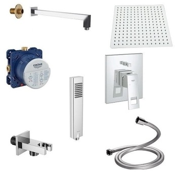 Grohe bateria prysznicowa Eurocube Rapido Smarbox deszczownica 25 kabina