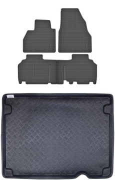 Koberce nosič pro: Renault Kangoo II 2008-2021 kombivan 5-místný