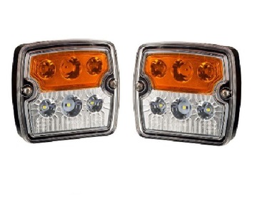 2x LAMPA PRZEDNIA POZYCJA I KIERUNKOWSKAZ TRAKTOR