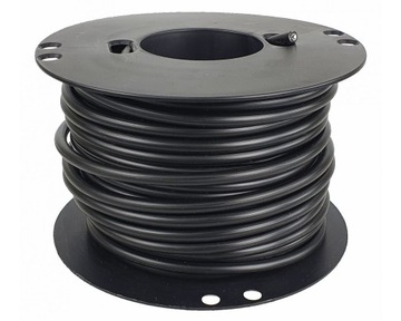 Kabel przewód wysokiego napięcia czarny 1.6mm 25mb