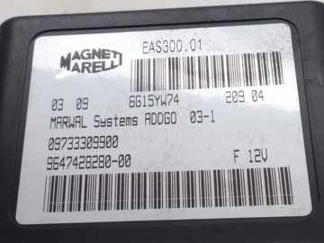 09733309900 JINÉ MODUL 2.0 HDI 79 2003 CITROEN C5 I (DC_)