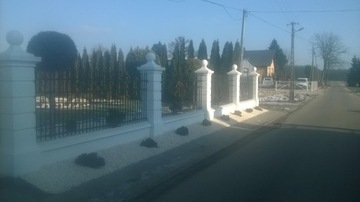 OGRODZENIA DWORKOWE,PRZĘSŁA,STYLOWE ,BETONOWE