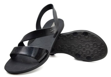 IPANEMA SANDAŁY VIBE 82429 AJ078 BLACK GLITTER BLACK 41/42