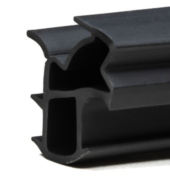 USZCZELKA CZARNA DO OŚCIEŻNIC METALOWYCH WIKĘD 1 mb