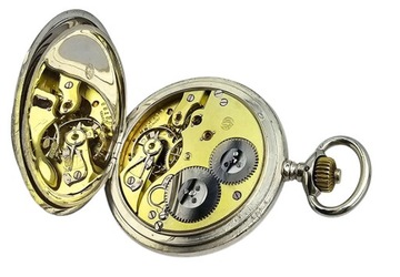 Srebrny zegarek kieszonkowy IWC schaffhausen