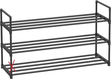 SONGMICS SZAFKA REGAŁ NA BUTY 3 PÓŁKI 92x54x30 CM NIEKOMPLETNY