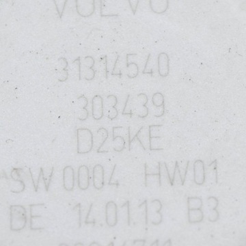 303439 SENZOR DEŠTĚ VOLVO S60 II D4 31314540