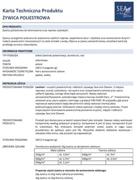 ПОЛИЭФИРНАЯ СМОЛА 1л SEA LINE очень прочная 264