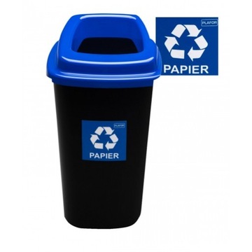 papier śmietnik z otworem SEGREGACJA 45L SORT BIN