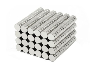 MAGNES NEODYMOWY SILNY WALCOWY 6x3 100 SZTUK